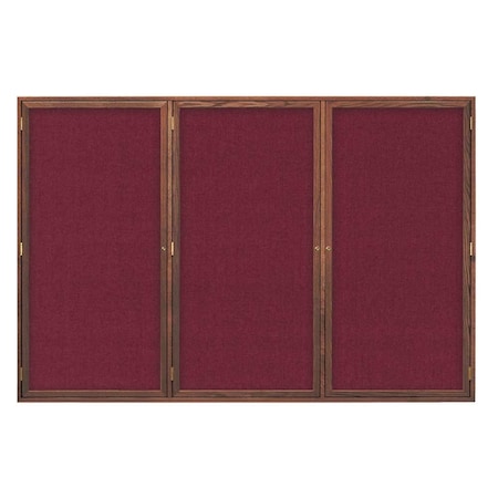 United Visual Products Open Faced Traditional Rounded Corkboard UV639ARC-BLACK-CORK